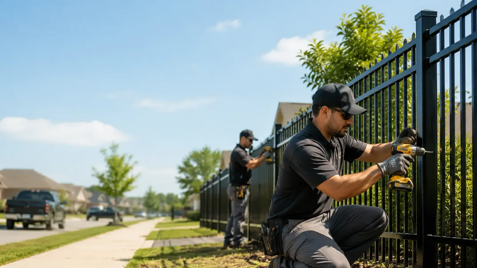 Metal Fence Installation in Mandeville, LA